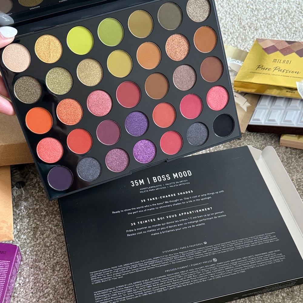 Morphe 35M Boss Mood Palette - Bold and Vibrant Hues